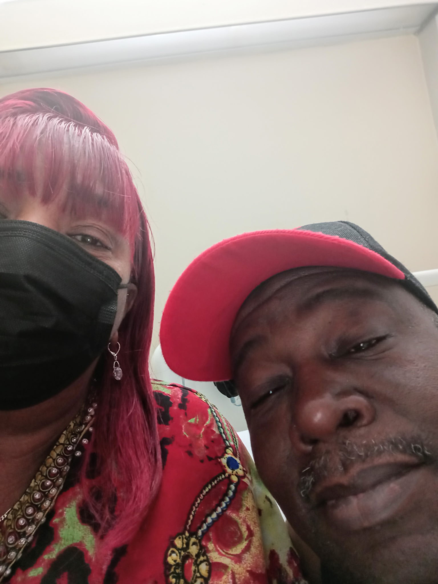 A shared selfie.